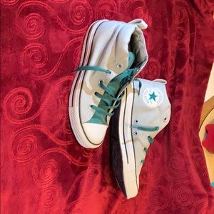 Converse, multi colored green, size 8 women
